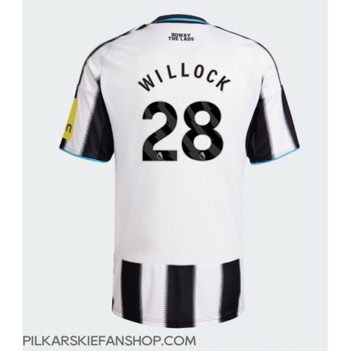 Koszulka piłkarska Newcastle United Joe Willock #28 Strój Domowy 2025-26 tanio Krótki Rękaw Koszulka piłkarska Newcastle United Joe Willock #28 Strój Domowy 2025-26 tanio Krótki Rękaw